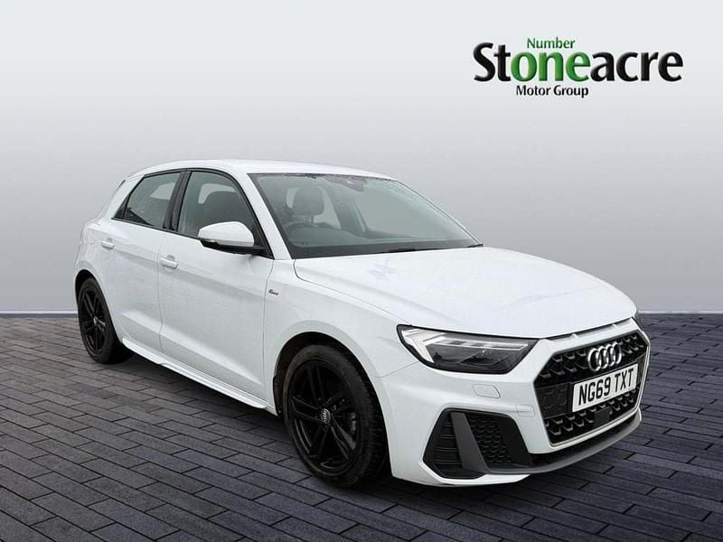 Used Audi A1 Sportback S-Line 116 HP (85 kW) 2020 White Hatchback