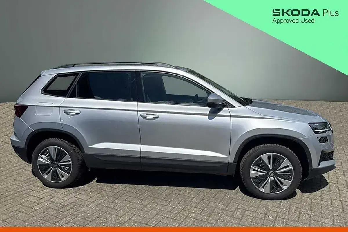 Used Skoda Karoq SE Drive 110 HP (80 kW) 2023 Brilliant silver metallic SUV