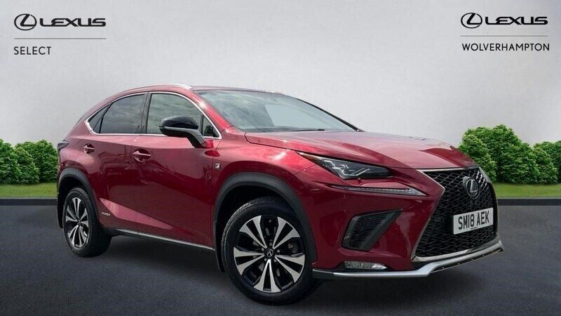 Red Used 2018 Lexus NX300h Sport Line SUV | £20,990 (A bit pricey) - Image 1/4