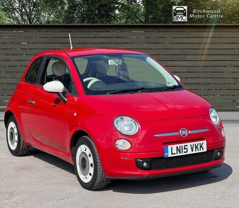 Red Used 2015 Fiat 500 S Hatchback | £5,995 (Fair price) - Image 1/4