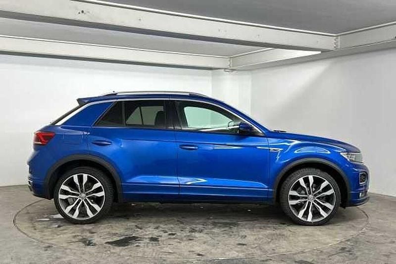 Used VW T-Roc R-line 150 HP (110 kW) 2019 Blue SUV