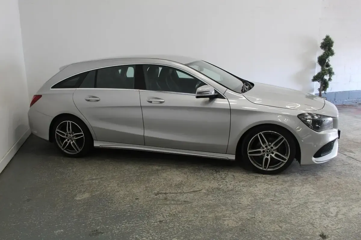 Used Mercedes CLA180 Shooting Brake AMG line 2018 Silver Estate