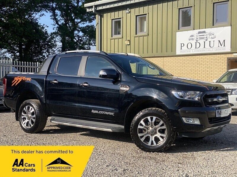 Black Used 2018 Ford Ranger Wildtrack Pickup | £15,990 (Good price) - Image 1/3