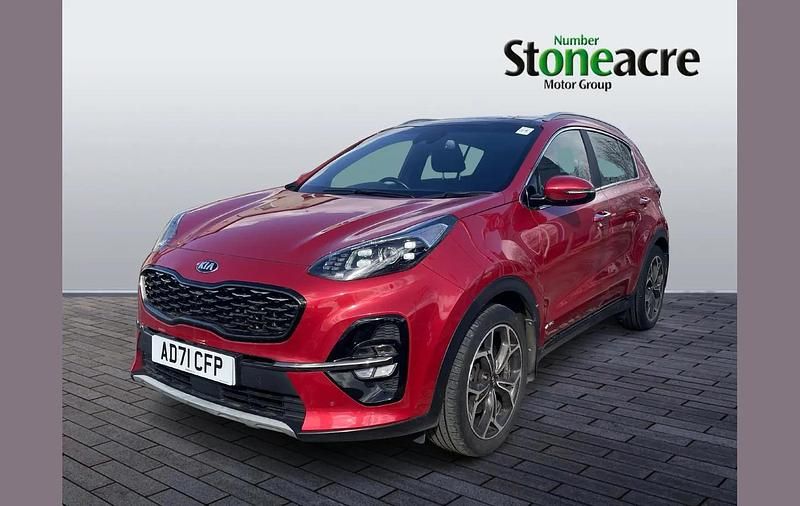 Used Kia Sportage GT-Line S 136 HP (100 kW) 2021 Red SUV