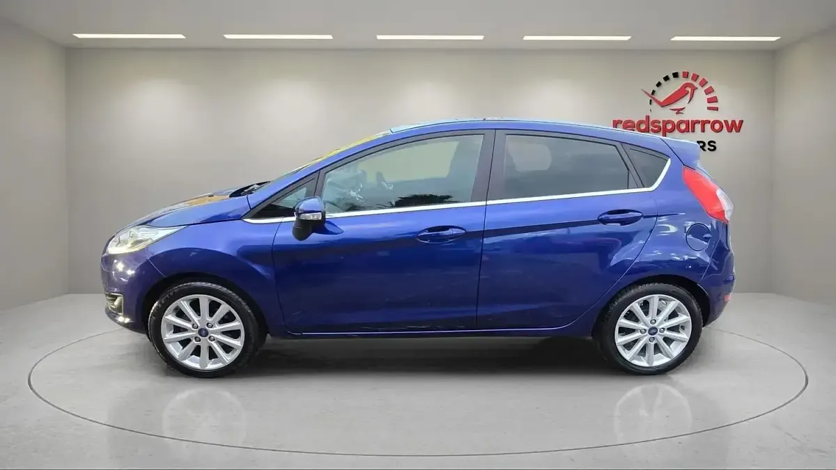 Used Ford Fiesta Titanium 2017 Blue Hatchback