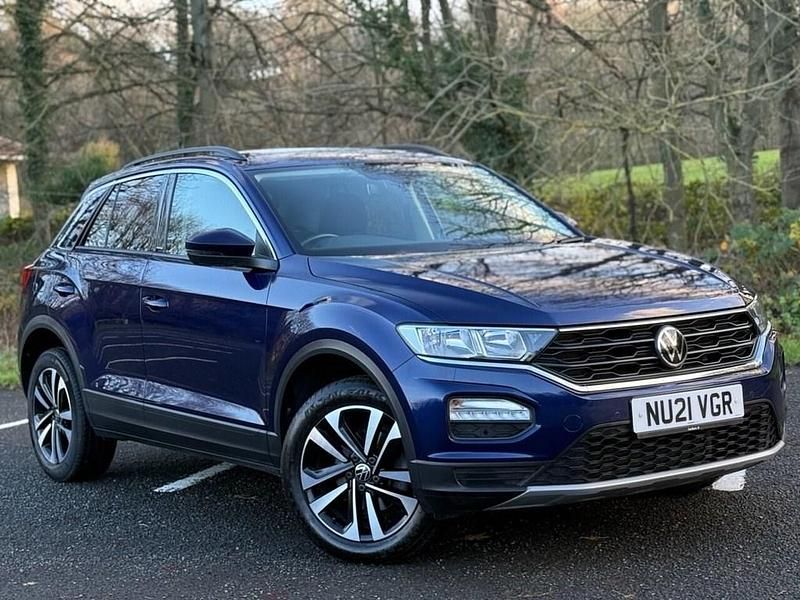 Blue Used 2021 VW T-Roc United SUV | £16,495 (Fair price) - Image 1/4