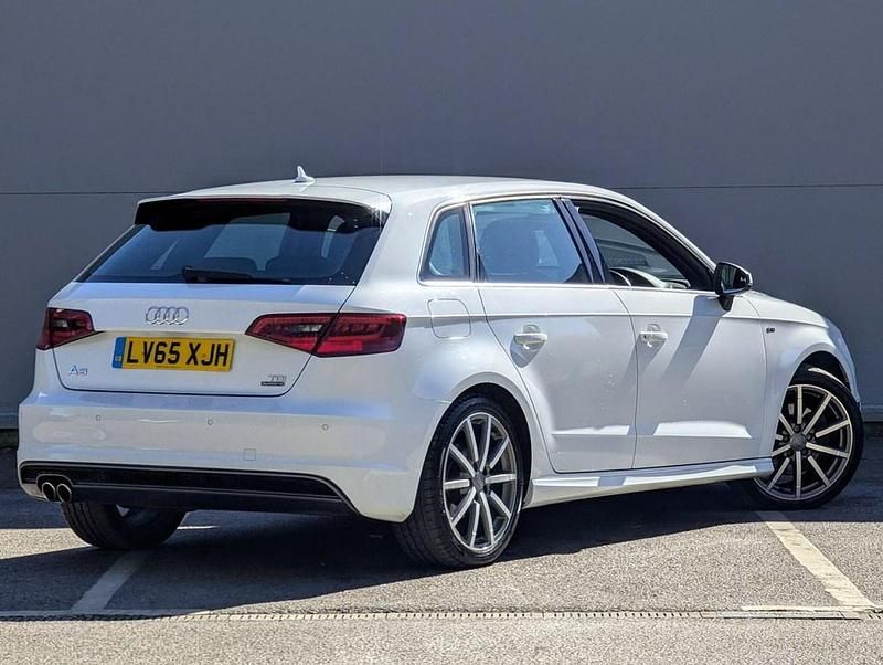 Used Audi A3 Sportback S-Line 184 HP (135 kW) 2016 White Hatchback