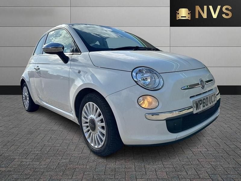 White Used 2010 Fiat 500 Lounge Hatchback | £3,495 (Fair price) - Image 1/4