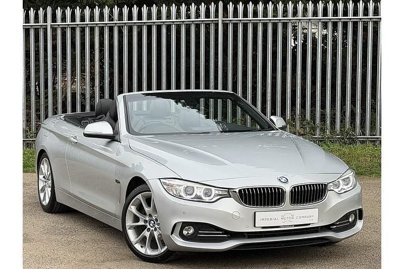 Silver Used 2015 BMW 428 Luxury Line Cabriolet | £13,975 (Fair price) - Image 1/4