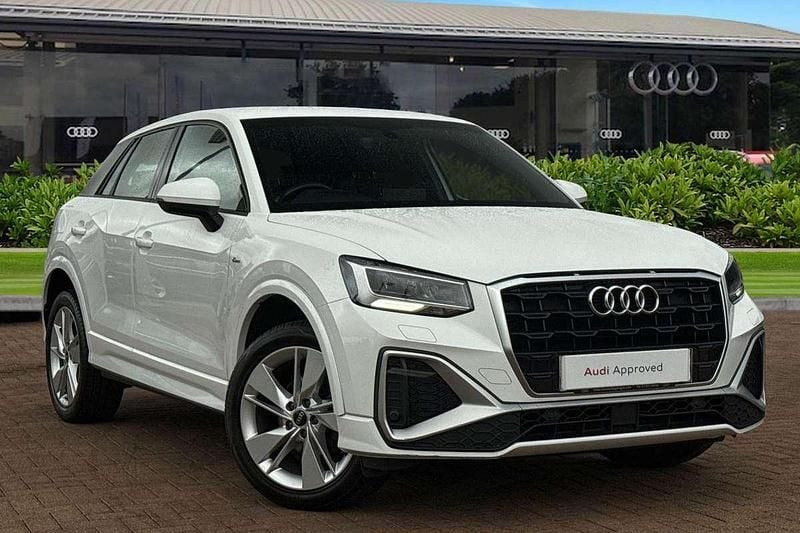 White Used 2021 Audi Q2 S-Line SUV | £17,240 (Fair price) - Image 1/4