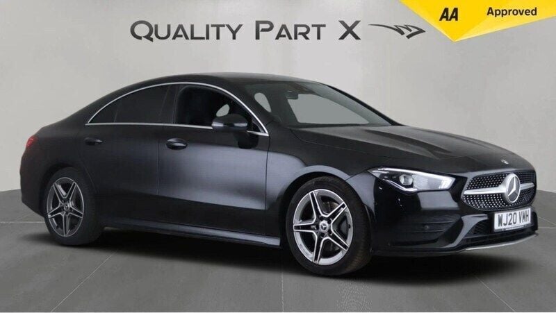 Black Used 2020 Mercedes CLA200 AMG line Coupe | £16,980 (Super price) - Image 1/4