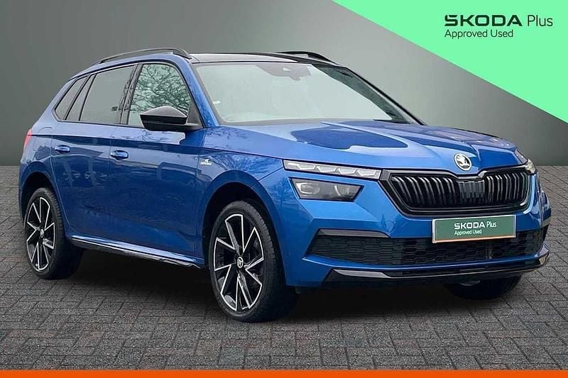 Used Skoda Kamiq Monte Carlo 110 HP (80 kW) 2023 Race blue metallic SUV