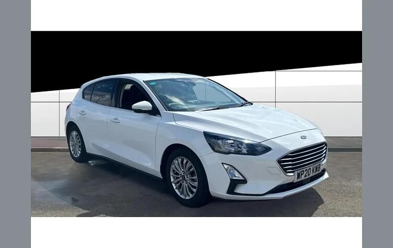 White Used 2020 Ford Focus Titanium Hatchback | £10,995 (Fair price) - Image 1/4