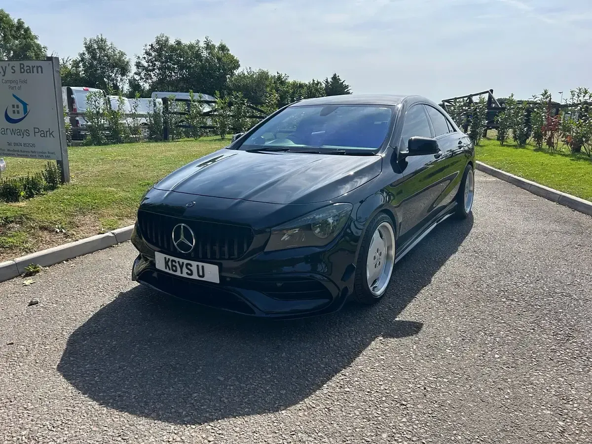 Used Mercedes CLA180 AMG line 2019 Black Coupe