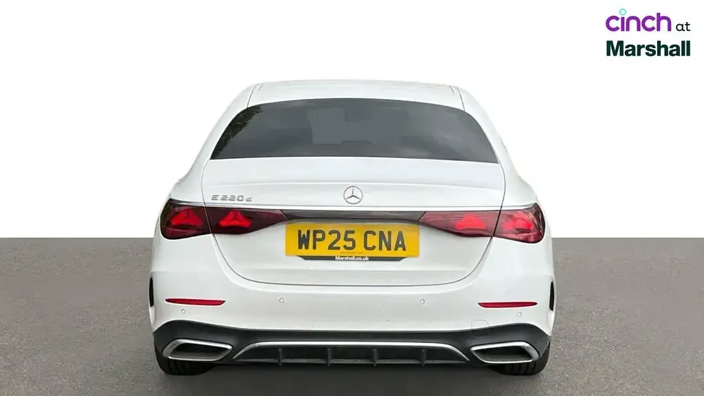 Used Mercedes E220 AMG line 197 HP (144 kW) 2025 White Sedan
