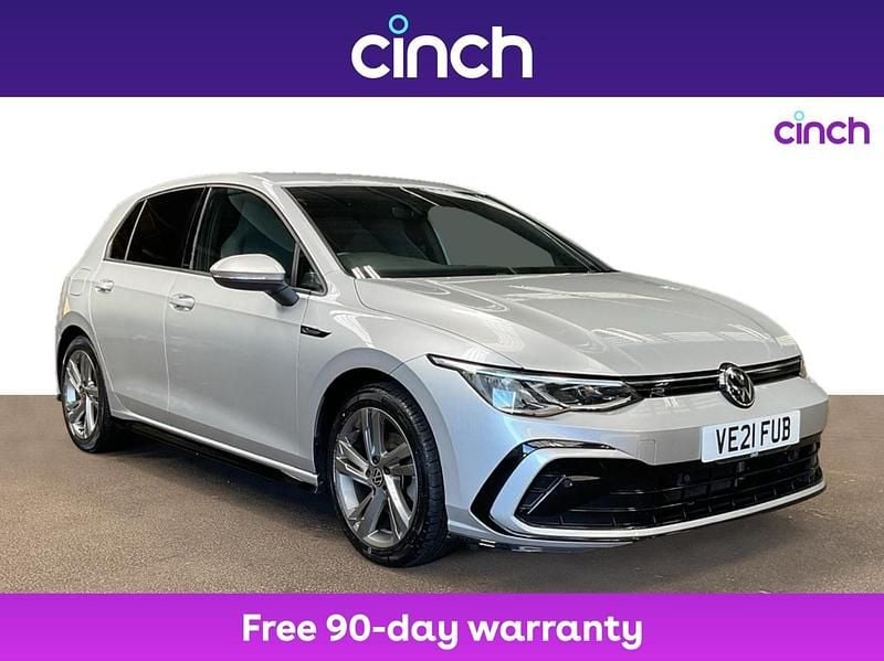 Silver Used 2021 VW Golf VIII R-line Hatchback | £20,999 (Fair price) - Image 1/3
