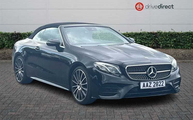 Black Used 2019 Mercedes E220 AMG line Cabriolet | £21,612 (Fair price) - Image 1/2