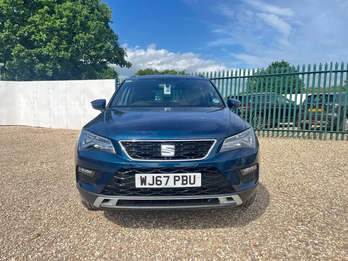 Used Seat Ateca XCELLENCE 150 HP (110 kW) 2017 Blue SUV