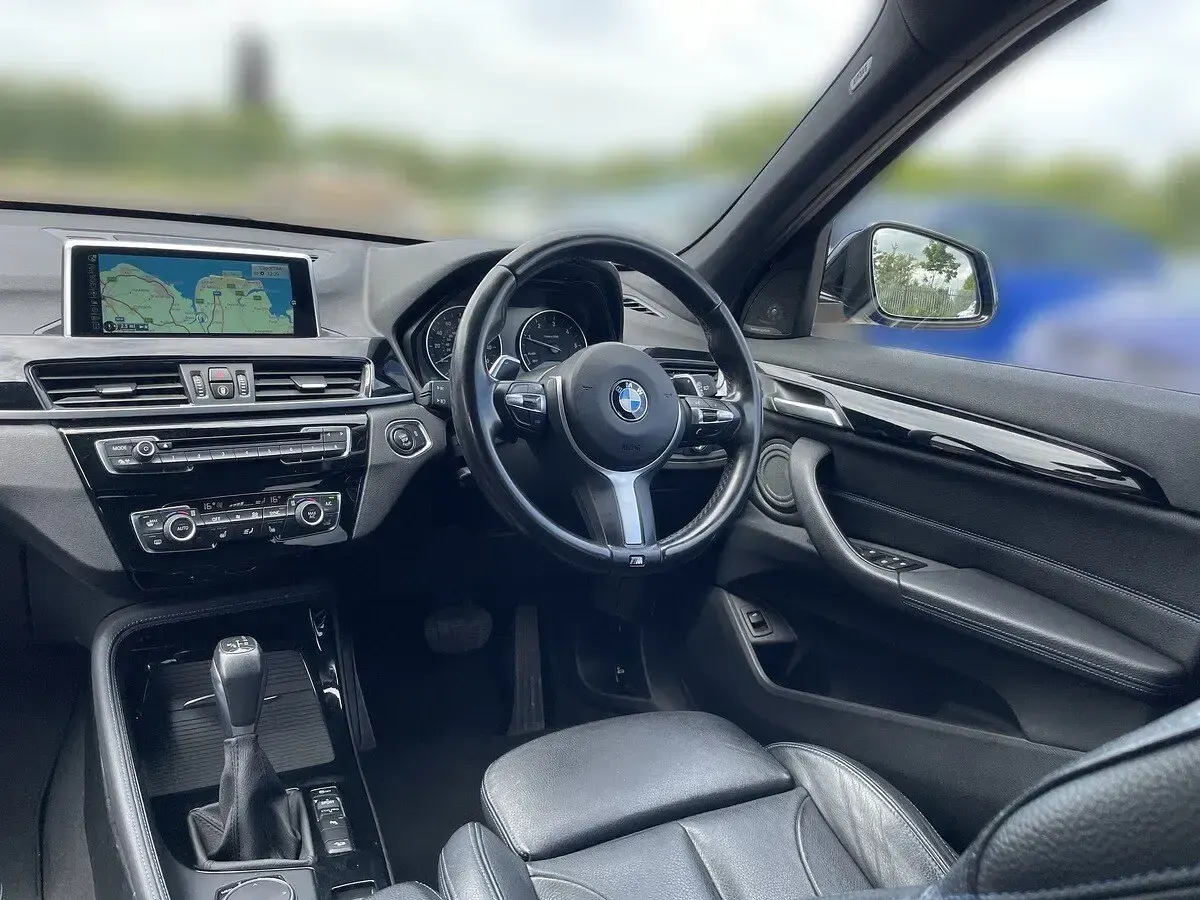 Used BMW X1 M Sport 231 HP (169 kW) 2017 Blue SUV