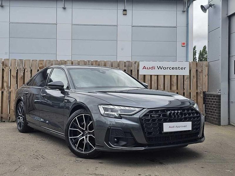 Daytona grey pearl effect New 2025 Audi A8 Black Edition Sedan | £90,990 - Image 1/4