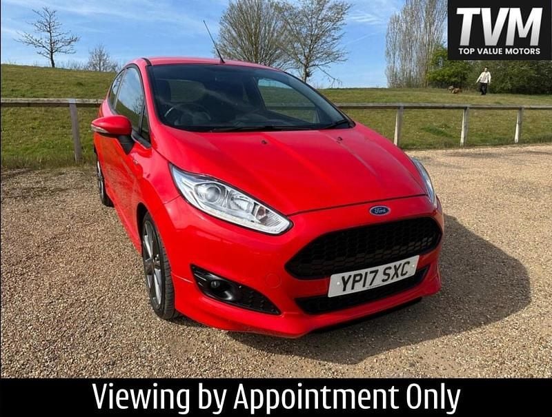 Used Ford Fiesta ST-Line 100 HP (73 kW) 2017 Red Hatchback