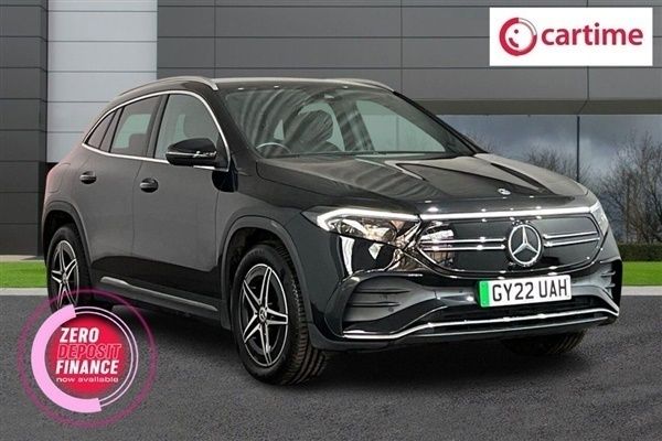 Black Used 2022 Mercedes EQA250 AMG line SUV | £26,388 (Expensive) - Image 1/3
