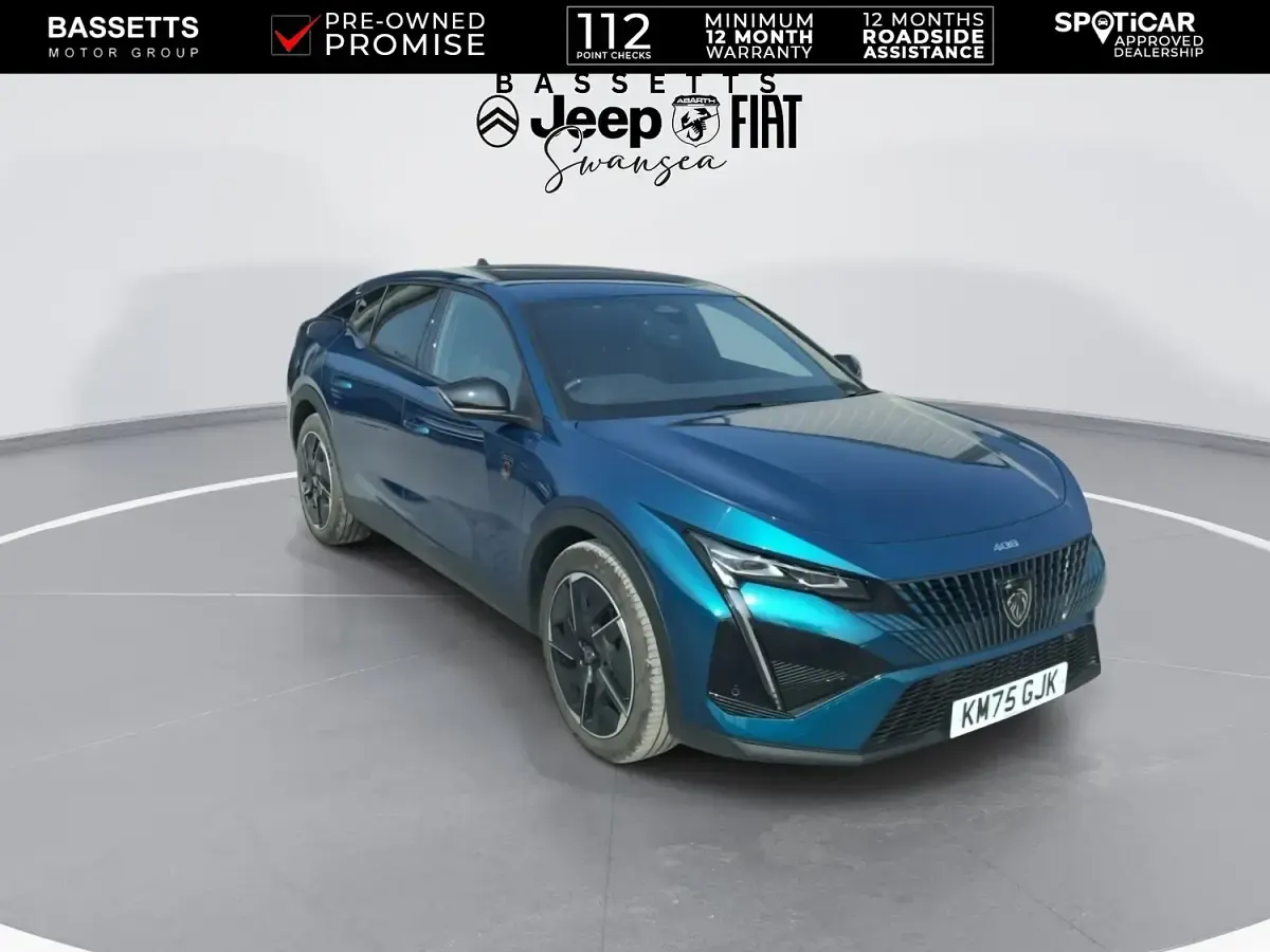 Used Peugeot 408 GT GT 2025 Blue Hatchback