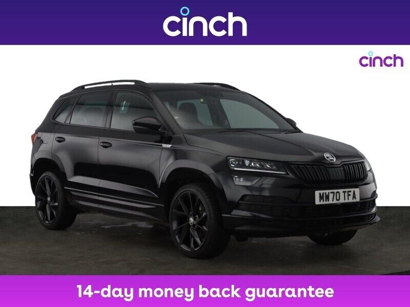 Black Used 2020 Skoda Karoq SportLine SUV | £22,449 (Expensive) - Image 1/3