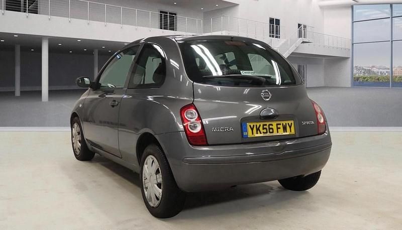 Begagnad Nissan Micra 79 HK (58 kW) 2008 Grå Halvkombi