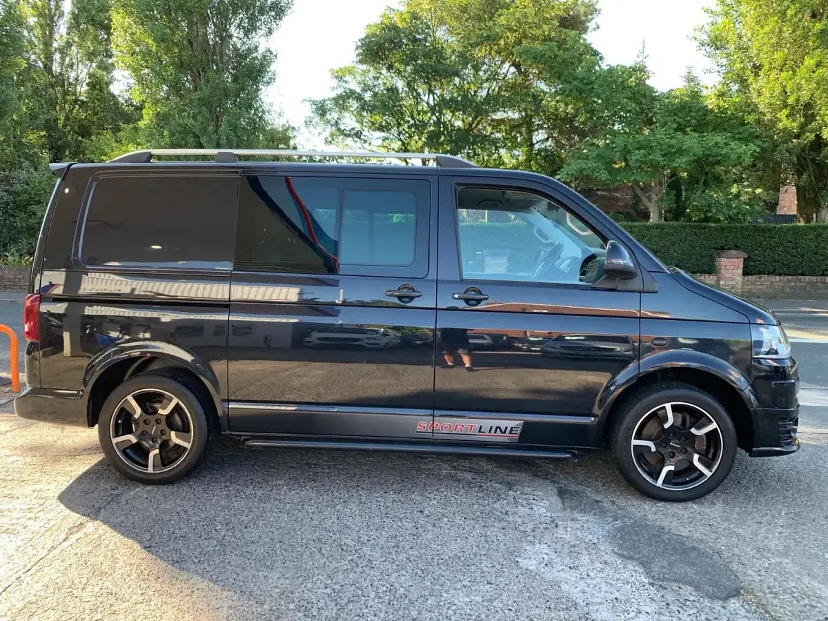 Used VW T5 Sportline 180 HP (132 kW) 2015 Black Van