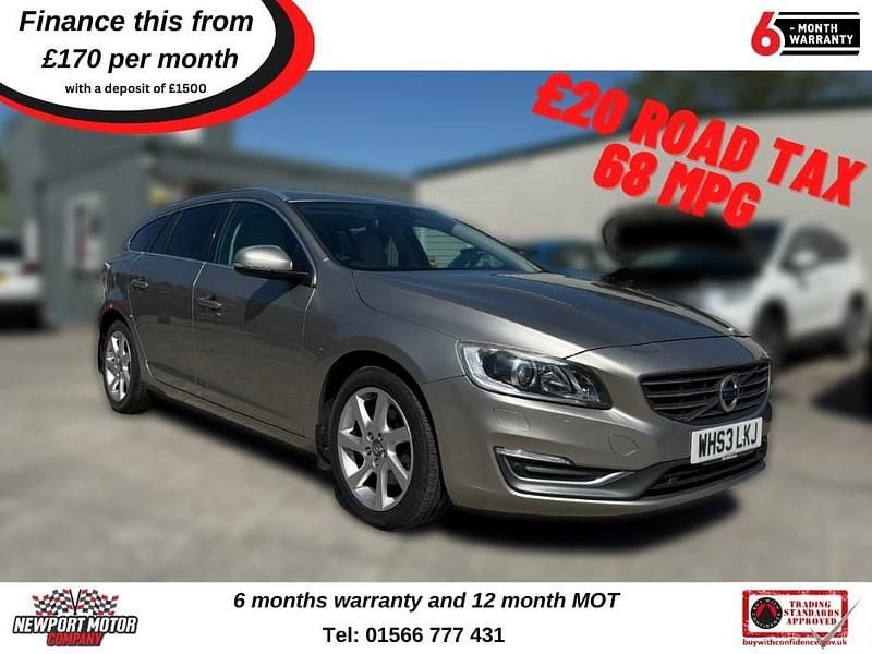 Gold Used 2013 Volvo V60 SE Lux Estate | £8,495 (Expensive) - Image 1/4