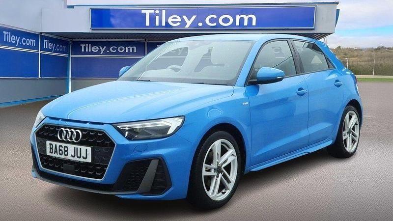 Used Audi A1 Sportback S-Line 116 HP (85 kW) 2019 Blue Hatchback