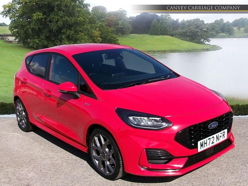 Red Used 2023 Ford Fiesta ST-Line Hatchback | £12,800 (Good price) - Image 1/4