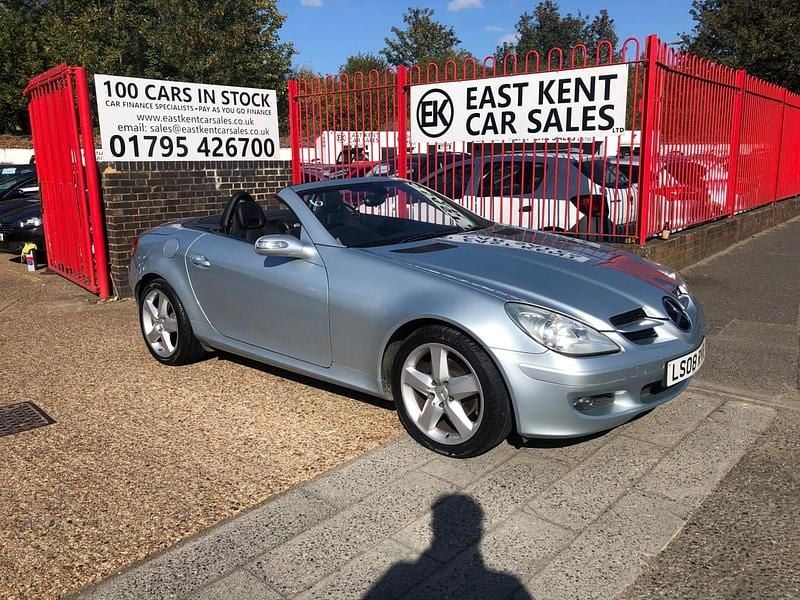 Silver Used 2008 Mercedes SLK200 Cabriolet | £3,150 (Super price) - Image 1/4