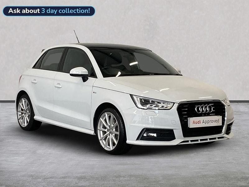 White Used 2018 Audi A1 S-Line Hatchback | £14,328 (Fair price) - Image 1/4