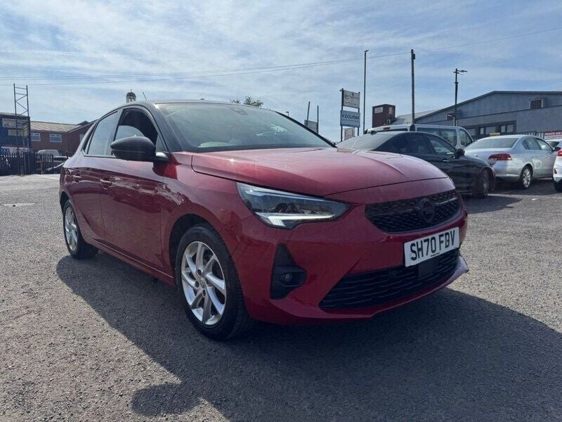 Red Used 2020 Vauxhall Corsa SRi Hatchback | £7,495 (Good price) - Image 1/4