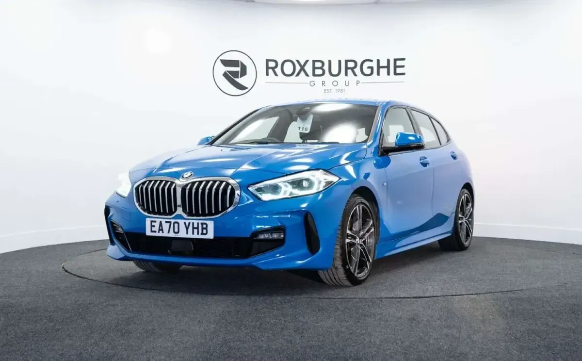 Used BMW 118 M Sport 140 HP (102 kW) 2020 Blue Hatchback