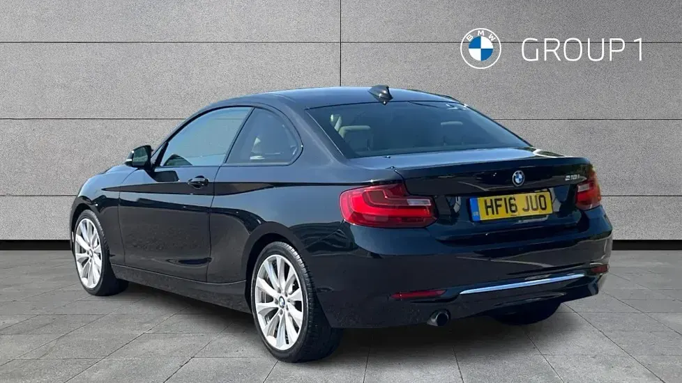 Used BMW 218 Luxury Line 134 HP (98 kW) 2016 Black Coupe