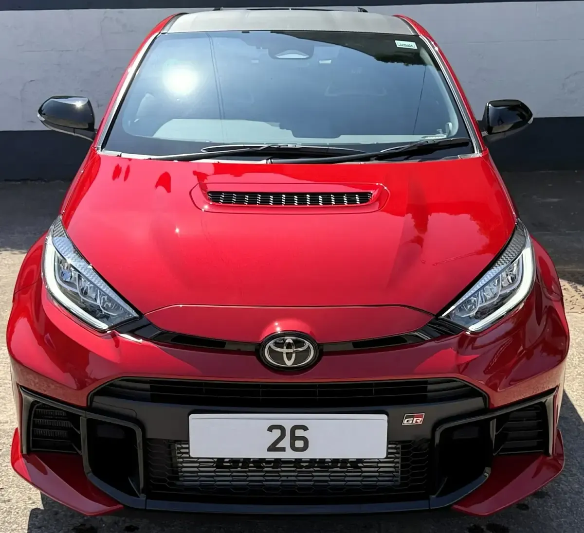 New Toyota Yaris Aero 276 HP (202 kW) 2026 Red Hatchback