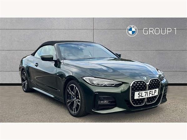 Green Used 2021 BMW 430 Cabriolet M Sport Cabriolet | £28,992 (Expensive) - Image 1/4