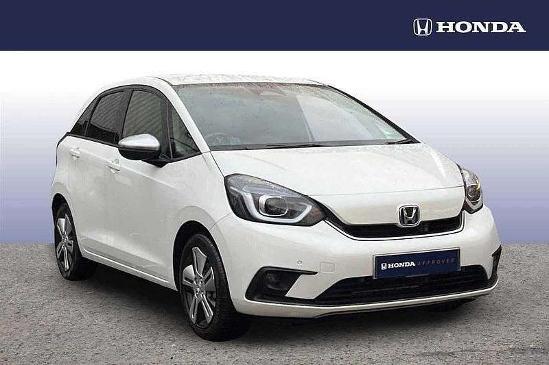 Platinum white Used 2021 Honda Jazz EX Hatchback | £16,995 (Expensive) - Image 1/4