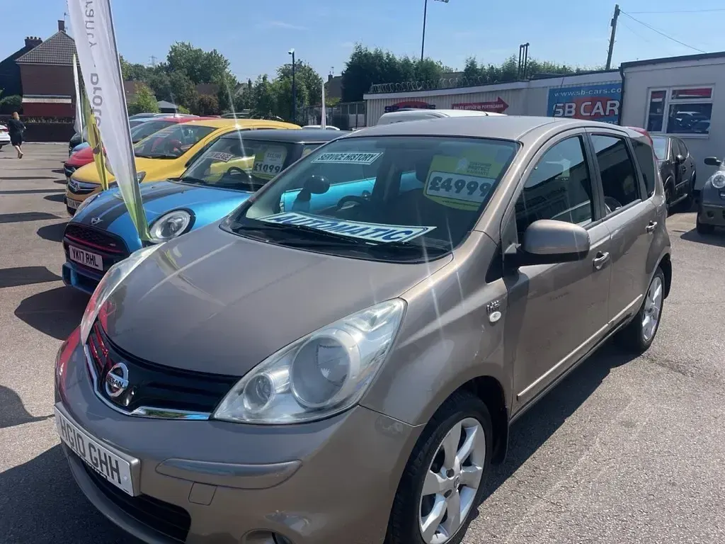 Used Nissan Note N-TEC 110 HP (80 kW) 2010 Beige Hatchback