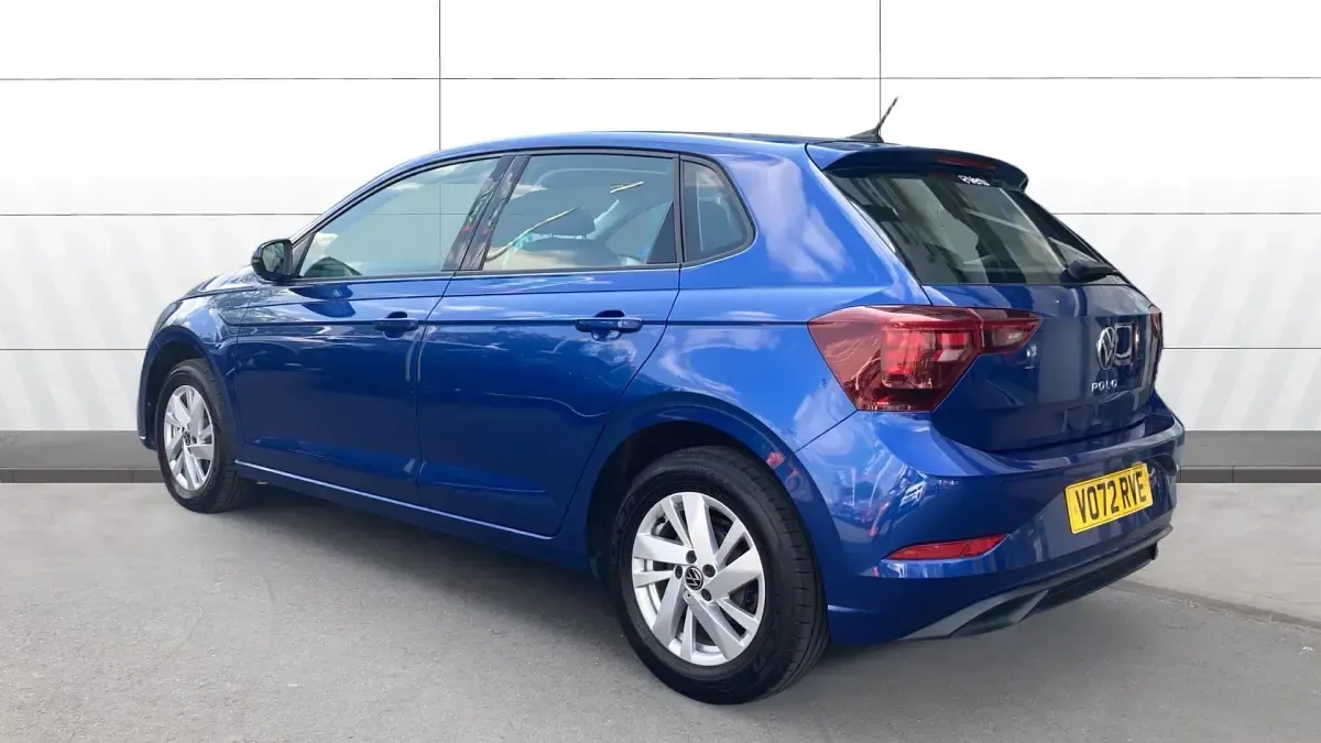 Used VW Polo Life 95 HP (69 kW) 2022 Blue Hatchback