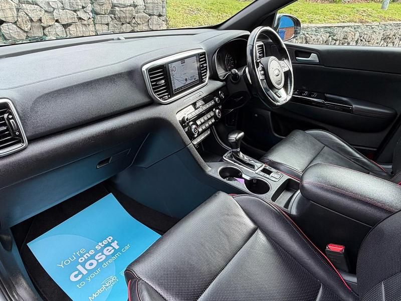 Used Kia Sportage GT-Line S 185 HP (136 kW) 2019 Lunar silver premium metallic SUV