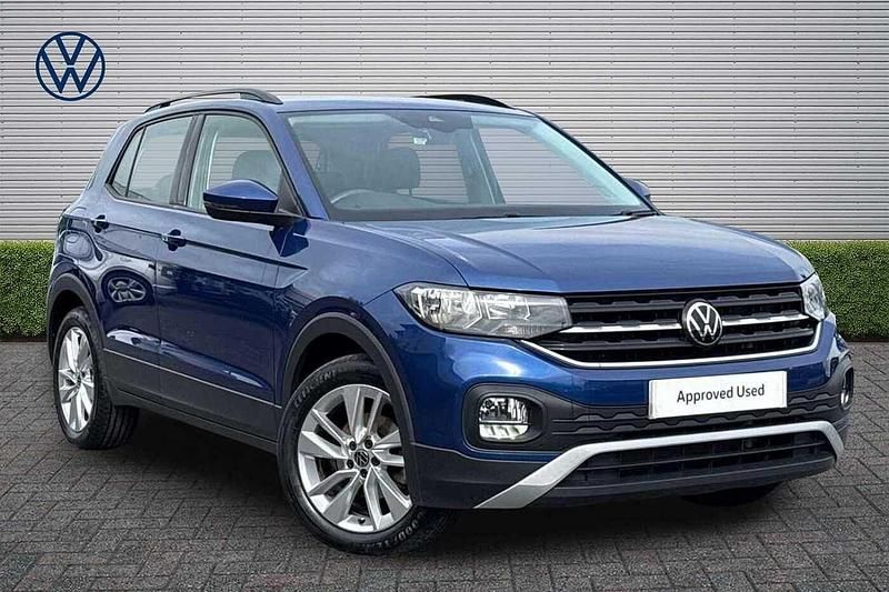 Used VW T-Cross SE 110 HP (80 kW) 2021 Blue SUV