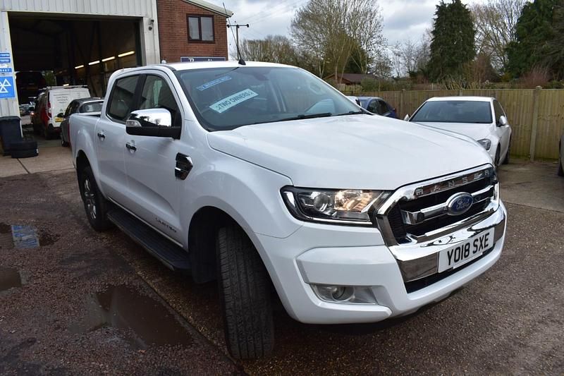 Used Ford Ranger Limited 2018 White Pickup