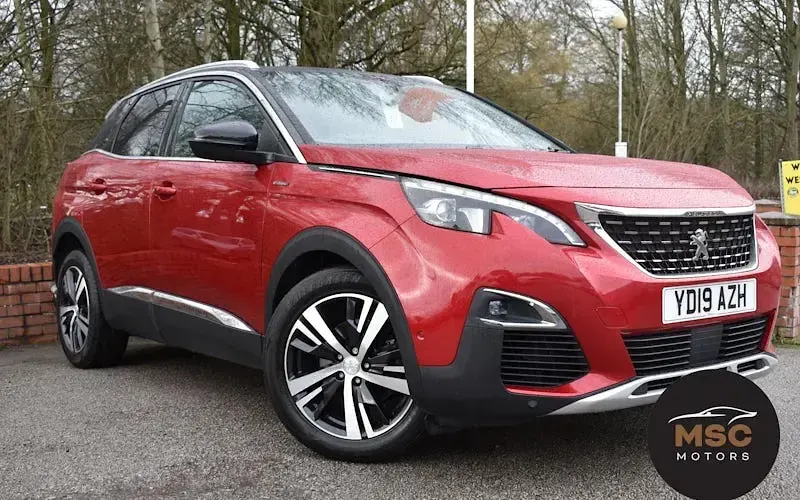 Used Peugeot 3008 GT-line 131 HP (96 kW) 2019 Red SUV
