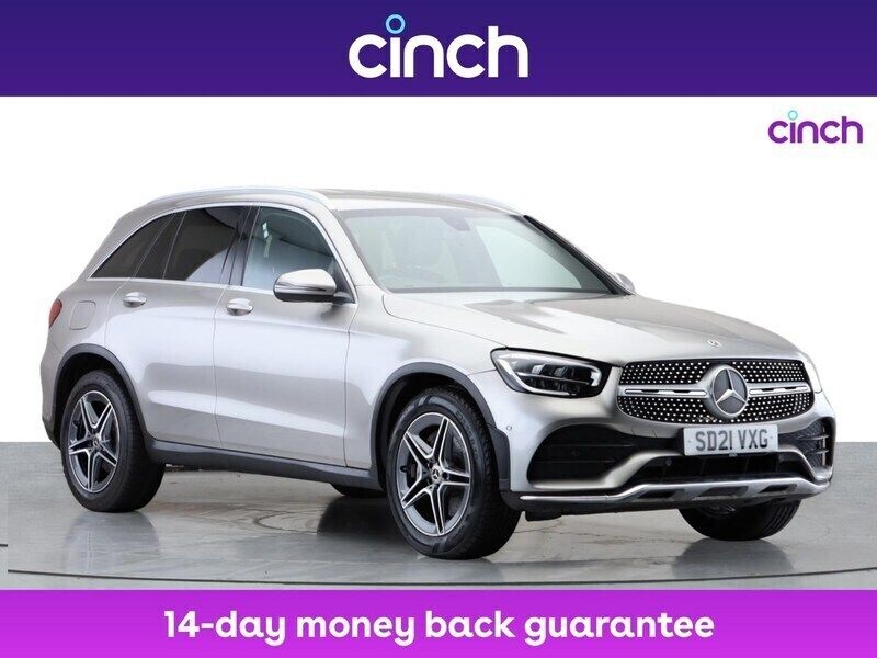 Silver Used 2021 Mercedes GLC220 AMG line SUV | £25,699 (Fair price) - Image 1/3