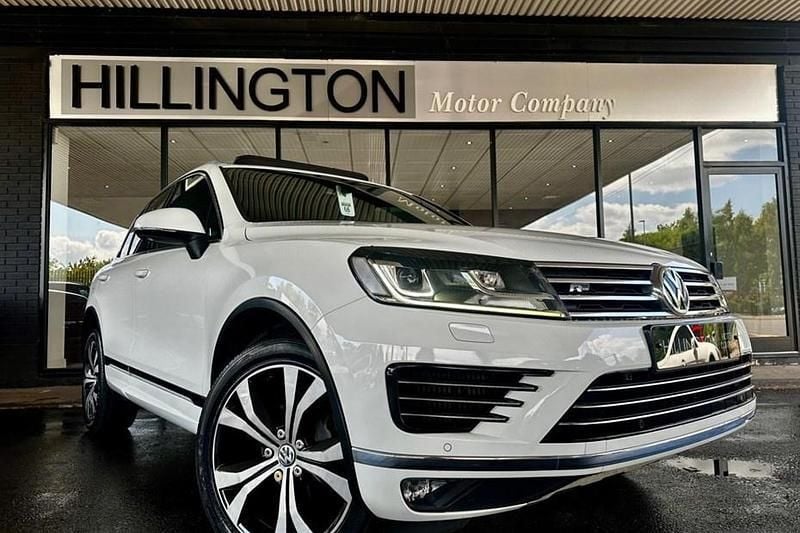 White Used 2016 VW Touareg R-line SUV | £16,995 (Fair price) - Image 1/1