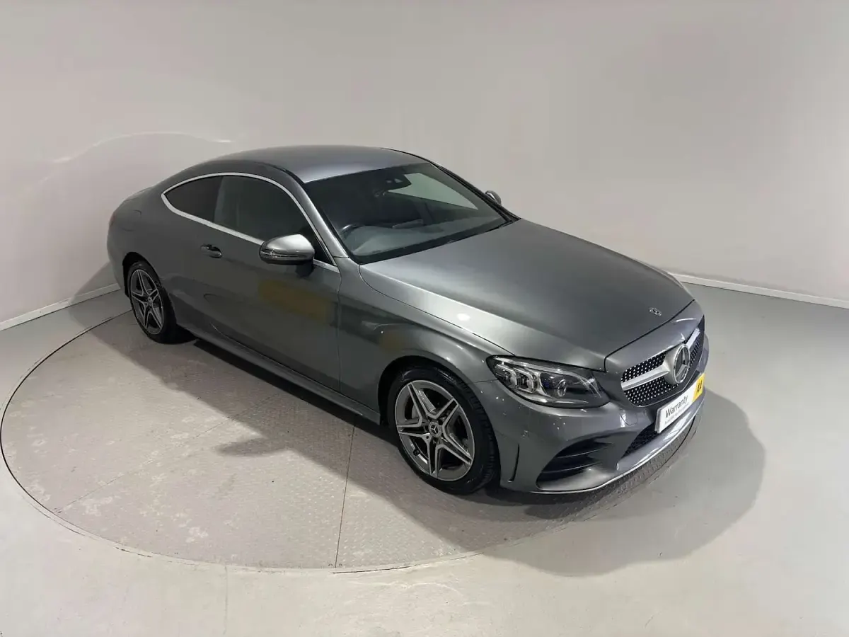 Used Mercedes C300 AMG Line Premium 254 HP (186 kW) 2019 Grey Coupe